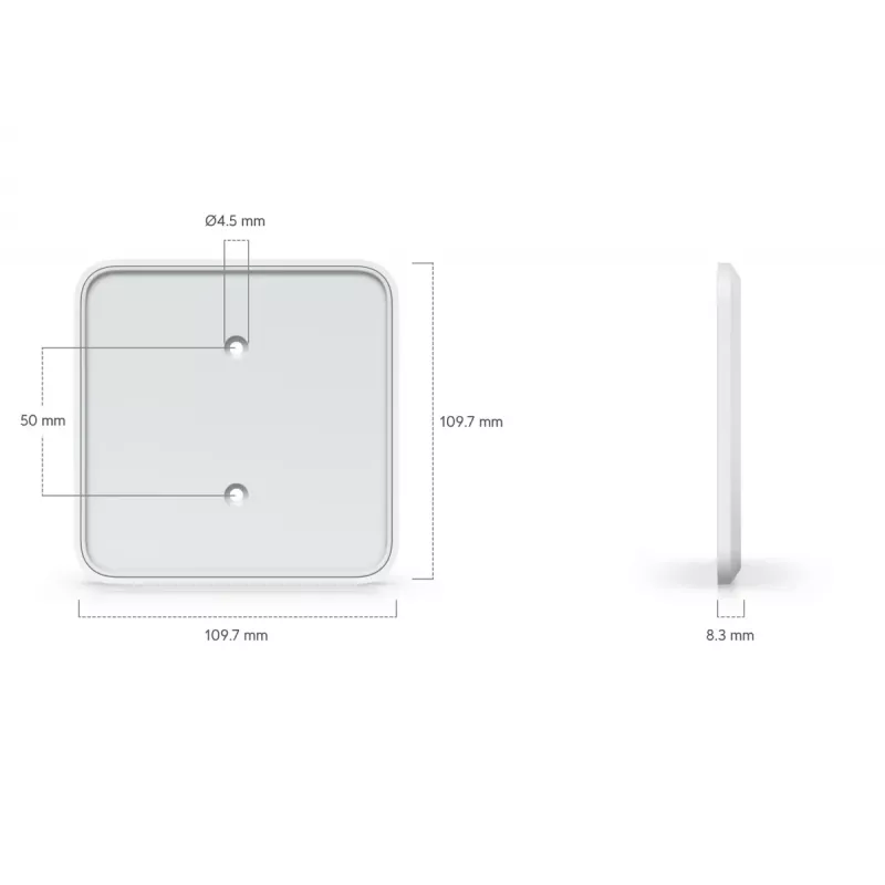 Montážny držiak Ubiquiti UACC-FM-16cm polykarbonát biely 109,7 mm