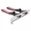 DeLOCK Mini PCIe karta Full-Size na 2 x sériový RS-232 D-Sub 9-pin