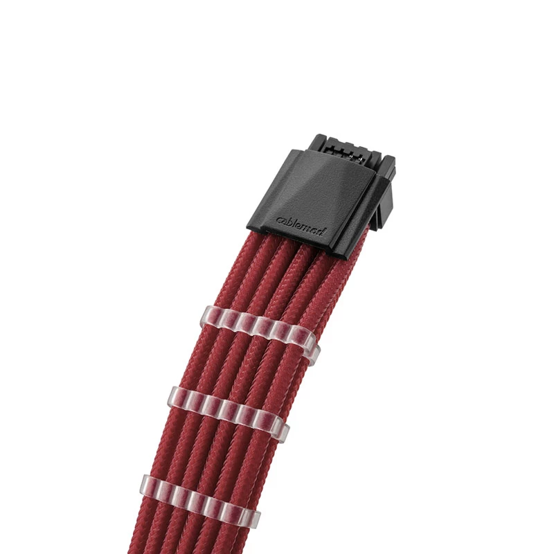 CableMod C-Series PRO ModMesh 12VHPWR na 3x PCI-e kábel pre Corsair - 60 cm, tmavočervená
