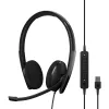 EPOS | SENNHEISER ADAPT 160T USB II Headset káblový headset kancelária/call centrum USB Type-A čierna