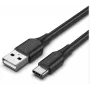 Kábel USB-C na USB2.0/1M čierny Cthbf Vention