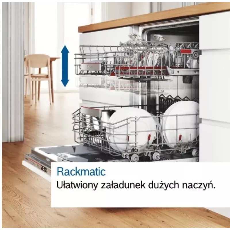 Vstavaná umývačka riadu Bosch SMV25AX07F, 12 súprav riadu, 46 dB, 60 cm plne integrovaná