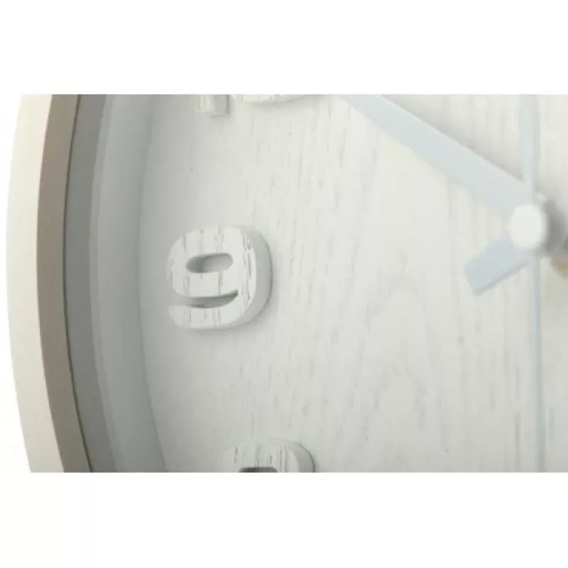 NeXtime nástenné hodiny 5192wi Wood Wood Small 22x20 cm, biele
