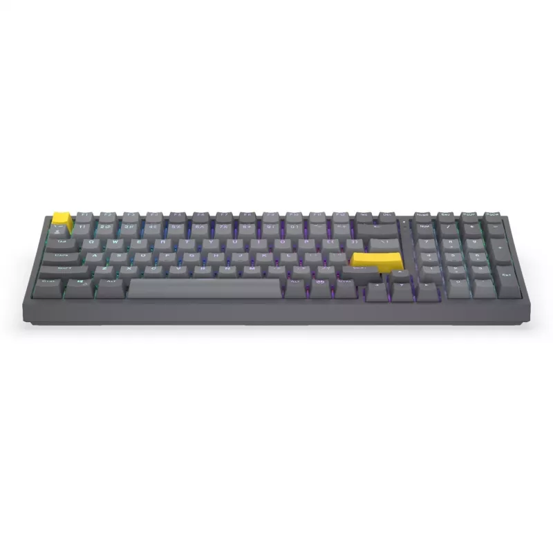 Celeris 1800, herná klávesnica sivá, US-layout, ENDORFY Yellow od Gateron