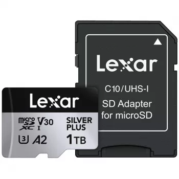 Flash pamäť Lexar 1TB UHS-I MicroSDXC SILVER PLUS