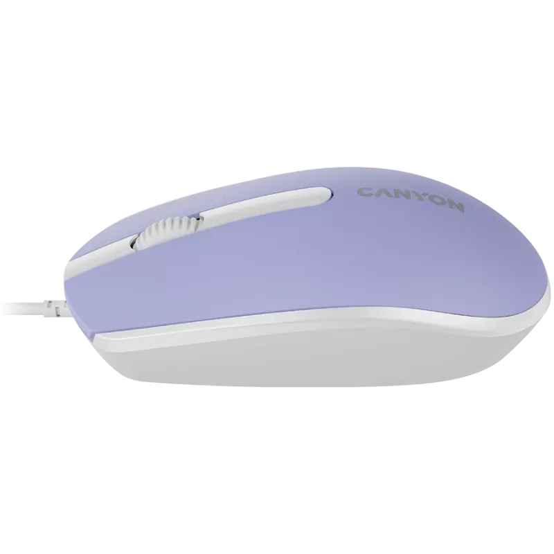 CANYON myš M-10 káblová levanduľová