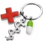 Kľúčenka TROIKA GET WELL viacfarebná strieborná kov 60 mm