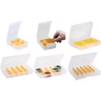 Triediaci box allit EuroPlus Basic transparentný odolný 37/7-20