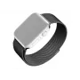 Mesh náramok náhradný pre Apple Watch od FIXED — kompatibilný s 42/44/45/46/49 mm (čierny)