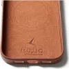 Mujjo Full Leather Case MagSafe puzdro pre iPhone 17 Pro hnedá