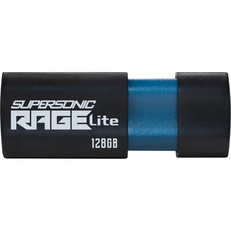 USB flash disk PATRIOT Supersonic Rage Lite 128 GB USB Type-A 3.2 Gen 1, 180 MB/s, modrý/čierny