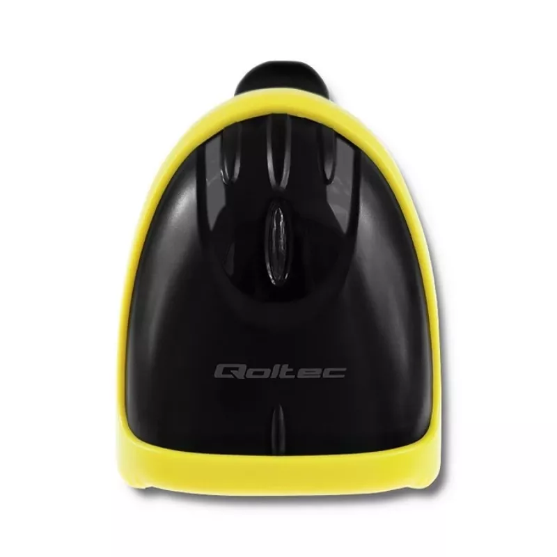 Qoltec 50862 bezdrôtový laserový skener čiarových kódov 1D | 2.4GHz