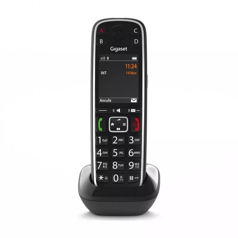 Gigaset E720HX analógový/DECT telefón so zobrazením čísla čierny