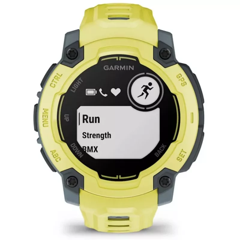 Garmin Instinct E 2,29 cm (0,9 inch) MIP 45 mm digitálny 176 x 176 pixelov lime GPS (satelit)