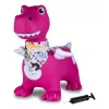 Skákacia hračka Jamara HoppyDoo Dino s krídlami ružová s pumpou 466008