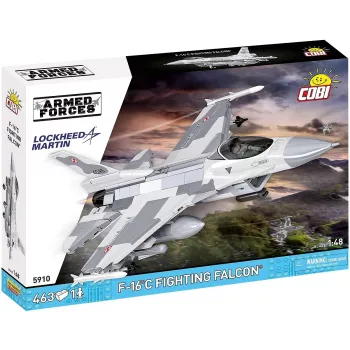 Stavebnica Cobi F-16C Fighting Falcon – 463 dielov, modelová stavebnica v mierke