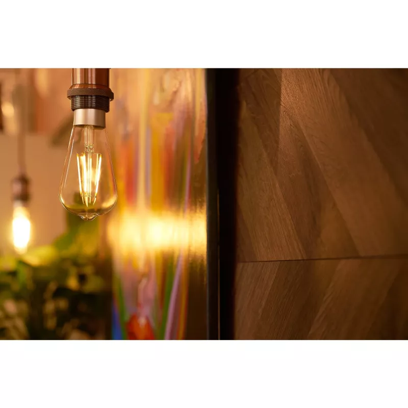 Smart žiarovka Shelly Vintage ST64 Wi-Fi transparentná 230 V