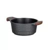 Kuchynské náčinie Resto Kitchenware Capella 2,6 L okrúhle čierne drevo