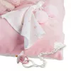 Bábika 73860 bábätko Nica na ružovej deke 38 cm Llorens