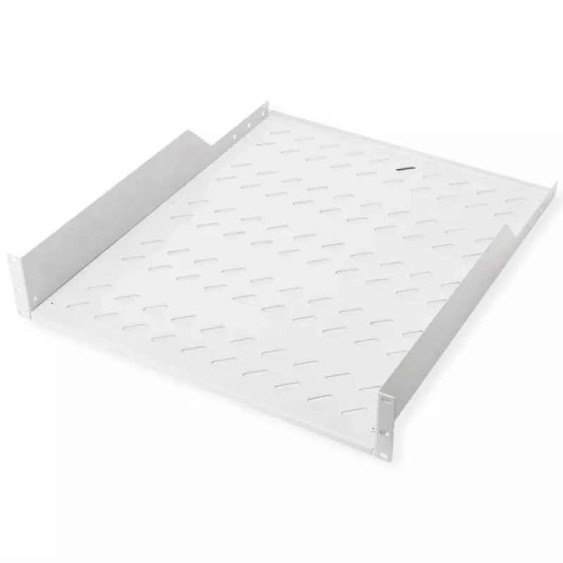 Serverová lišta ROLINE 26.21.0022 — 2U (2 HE) hĺbka 550 mm, nosnosť 25 kg, sivá
