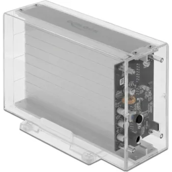 Puzdro na HDD/SSD DeLOCK 42624 priehľadné 2,5/3,5 palca