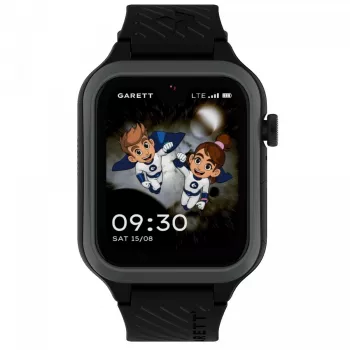 Smartwatch Garett Kids Essa 2 4G čierny — GPS detské hodinky s 4G pripojením