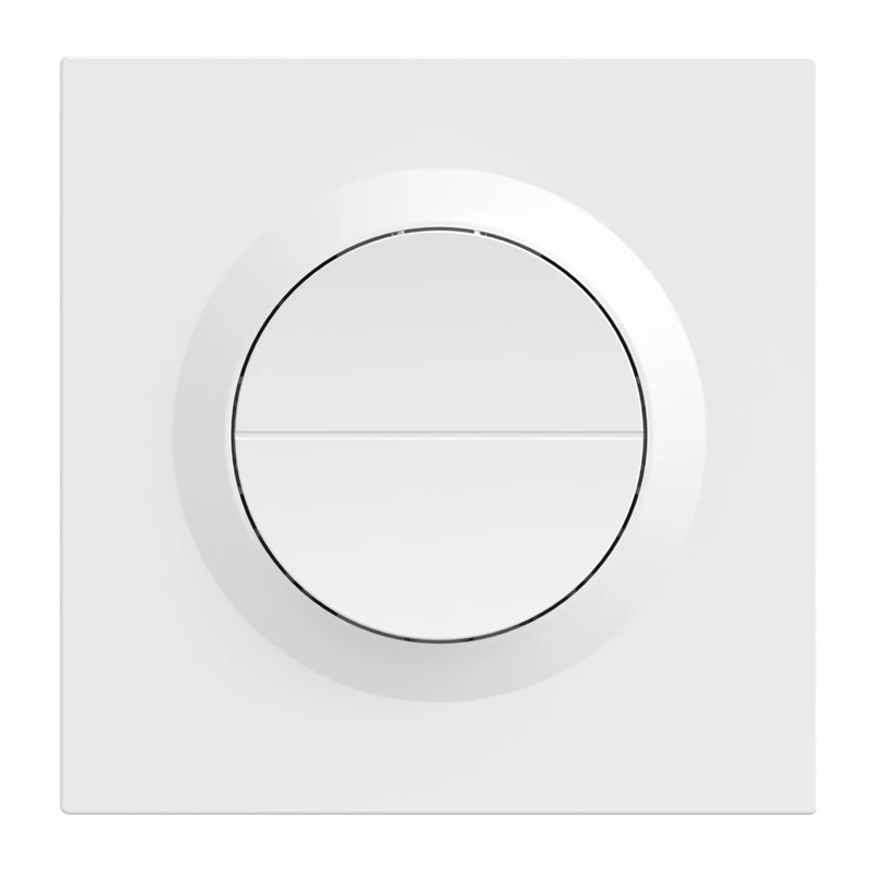 Nástenný ZigBee dvojkanálový inteligentný spínač Sonoff MINI-ZB2GS-E pre dva obvody, kompatibilný s podomietkovou/lištovou montážou