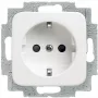 BUSCH JAEGER 2CKA002011A1888 - Typ F - 2P+E - biela - IP20 - 250 V - 16 A