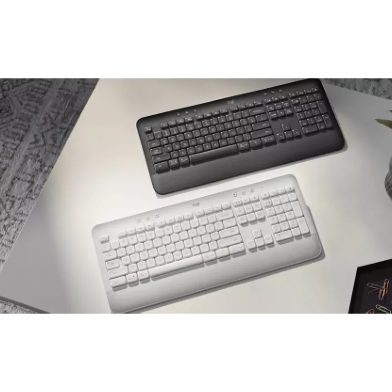 Logitech Signature K650 - klávesnica - bezdrôtová - Bluetooth 5.1 - QWERTY - španielska - grafitová (920-010917)