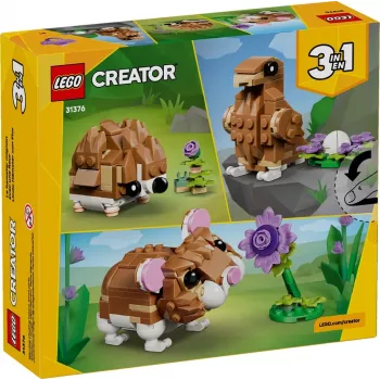 LEGO CREATOR 3 IN 1 31376 Roztomilý škrečok s kvetom