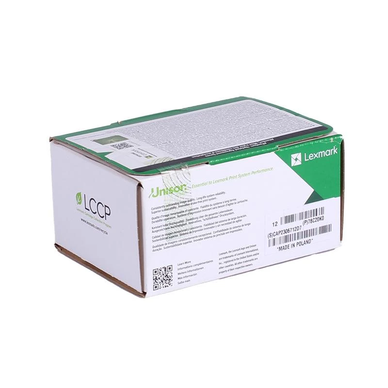 Lexmark 78C20K0 tonerkartuša 1 ks originálna čierna