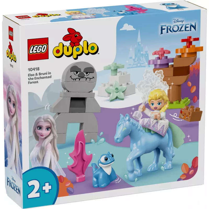 LEGO DUPLO hracia sada 10418 — Disney Elsa a Bruni v zakliatom lese, 31 dielov, 2+ roky