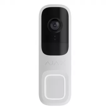 Ajax Doorbell biela bezdrôtový 4 MP nočné videnie batériové napájanie