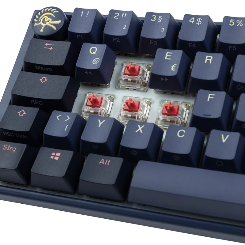 Ducky One 3 SF klávesnica herná USB QWERTZ nemecká modrá