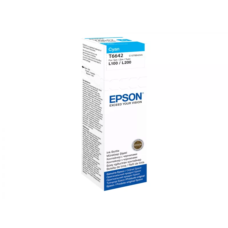 Epson T6642 70 ml azúrová atramentová fľaša