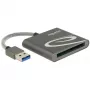 Čítačka kariet DeLOCK 91525 USB 3.2 Gen 1 sivá