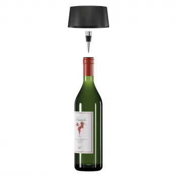 LED stolná lampa RealPower TableLight 300 4W čierna solárna