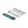 SSD puzdro DeLOCK 42634 strieborné M.2
