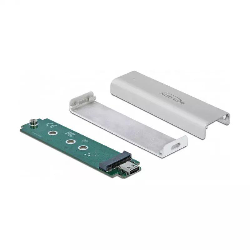 SSD puzdro DeLOCK 42634 strieborné M.2