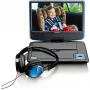 Lenco DVP-910 – DVD prehrávač – prenosný – displej: 22,9 cm (9 palcov) – modrý (DVP910BLAU)
