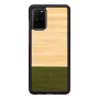 Puzdro na telefón Man and Wood pre Samsung Galaxy S20+ – bambus, forest čierna