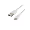 USB kábel Belkin CAB002BT0MWH 0,15 m USB A USB C biely