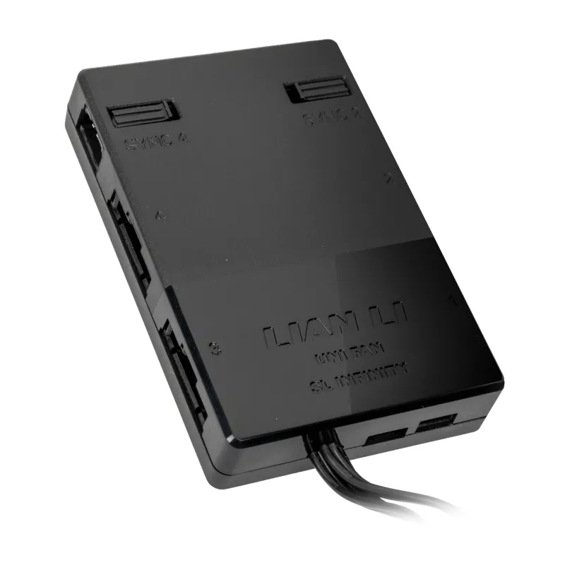 Kontrolér Lian Li UNI HUB SL-INF L-Connect 3 čierny (model 12SLIN-CONT3B) pre UNI Fan SL sériu