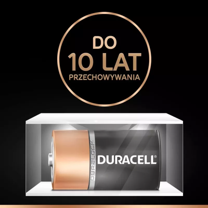 Duracell Basic D (R20) batéria — balenie 2 ks, primárne zinko-uhlíkové články