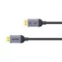 UNITEK C1628GY01-1.5M DisplayPort kábel čierny, sivý