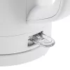 Elektrická kanvica Adler AD 1379w — 1,7 l, do 2200 W, biela, 360° podstavec, polypropylén