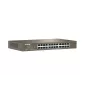 Neupravovaný switch TENDA TEG1024D 24-port Gigabit Ethernet, 48 Gbps, 8000 MAC tabuľka, modrý