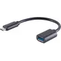 USB kábel S/CONN 13-30009 USB 3.2 Gen 1 0,1 m USB-C USB-A čierny