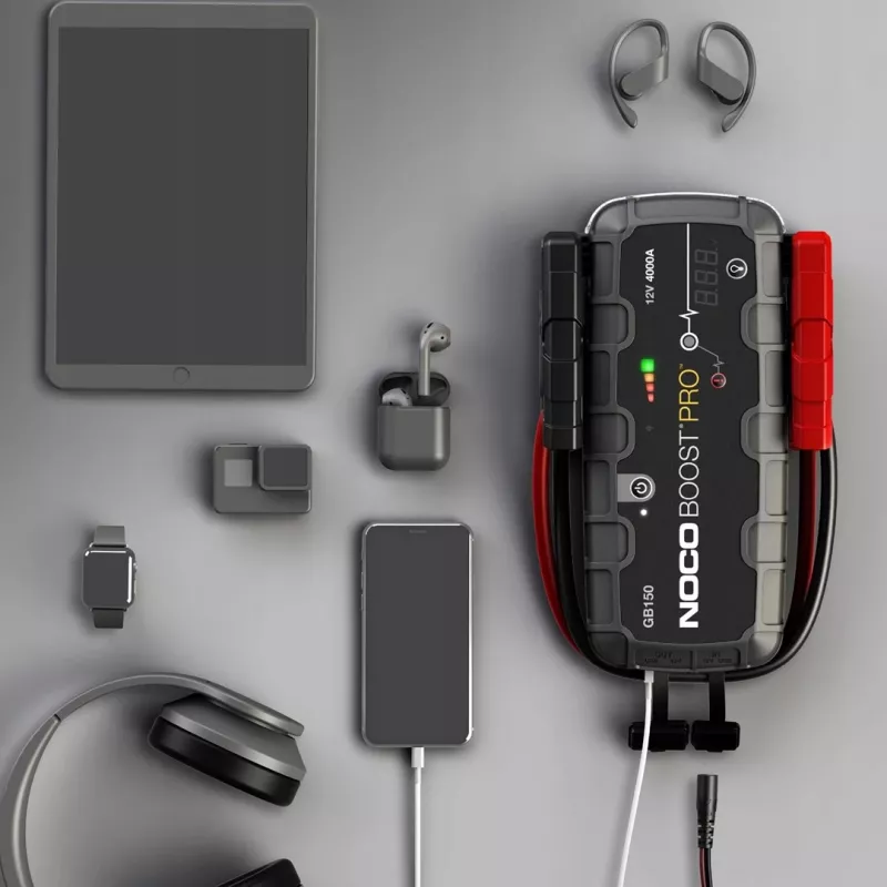 NOCO GB150 Boost 12V 3000A štartovacie zariadenie s integrovanou 12V/USB batériou