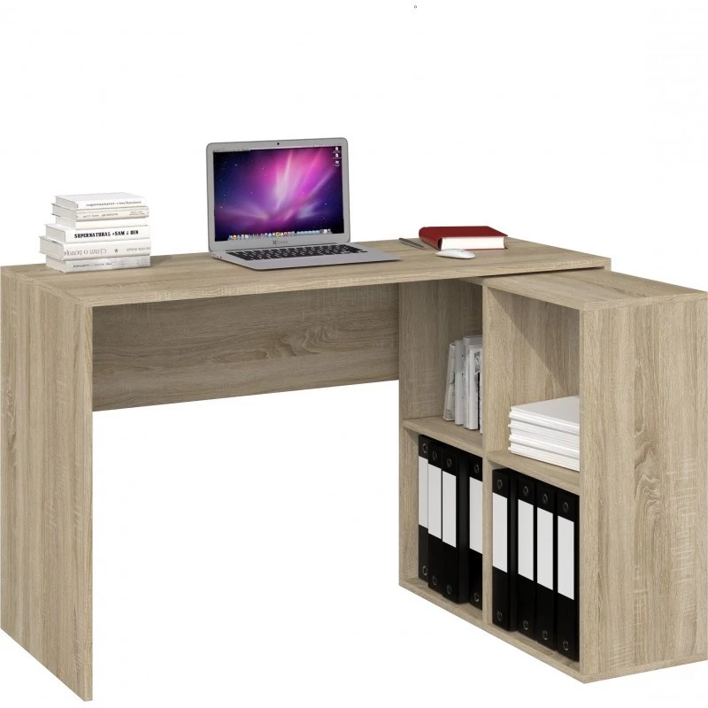 Topeshop BIURKO PLUS SONOMA počítačový stôl dubová farba